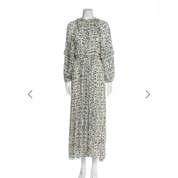 Isabel Marant Floral Long Sleeve Maxi Dress - Picture 1 of 3